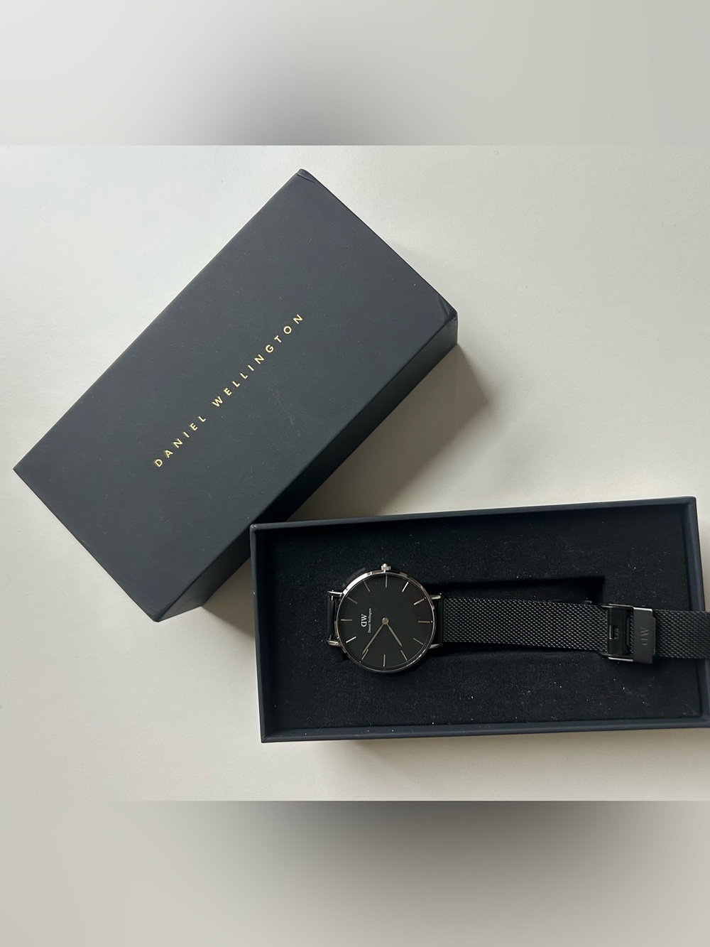 Daniel Wellington Petite Ashfield Black Dial Watch